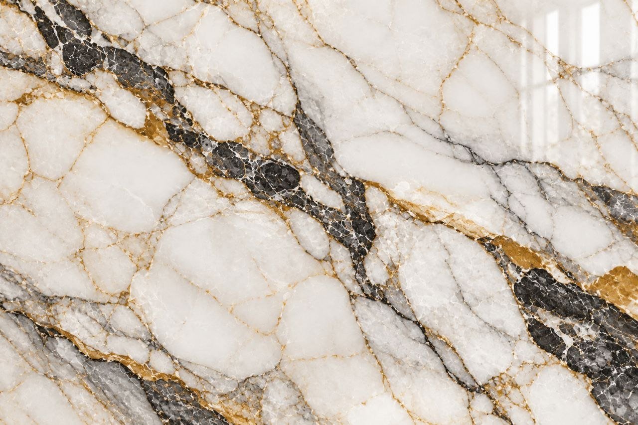 Luxury natural marble interior